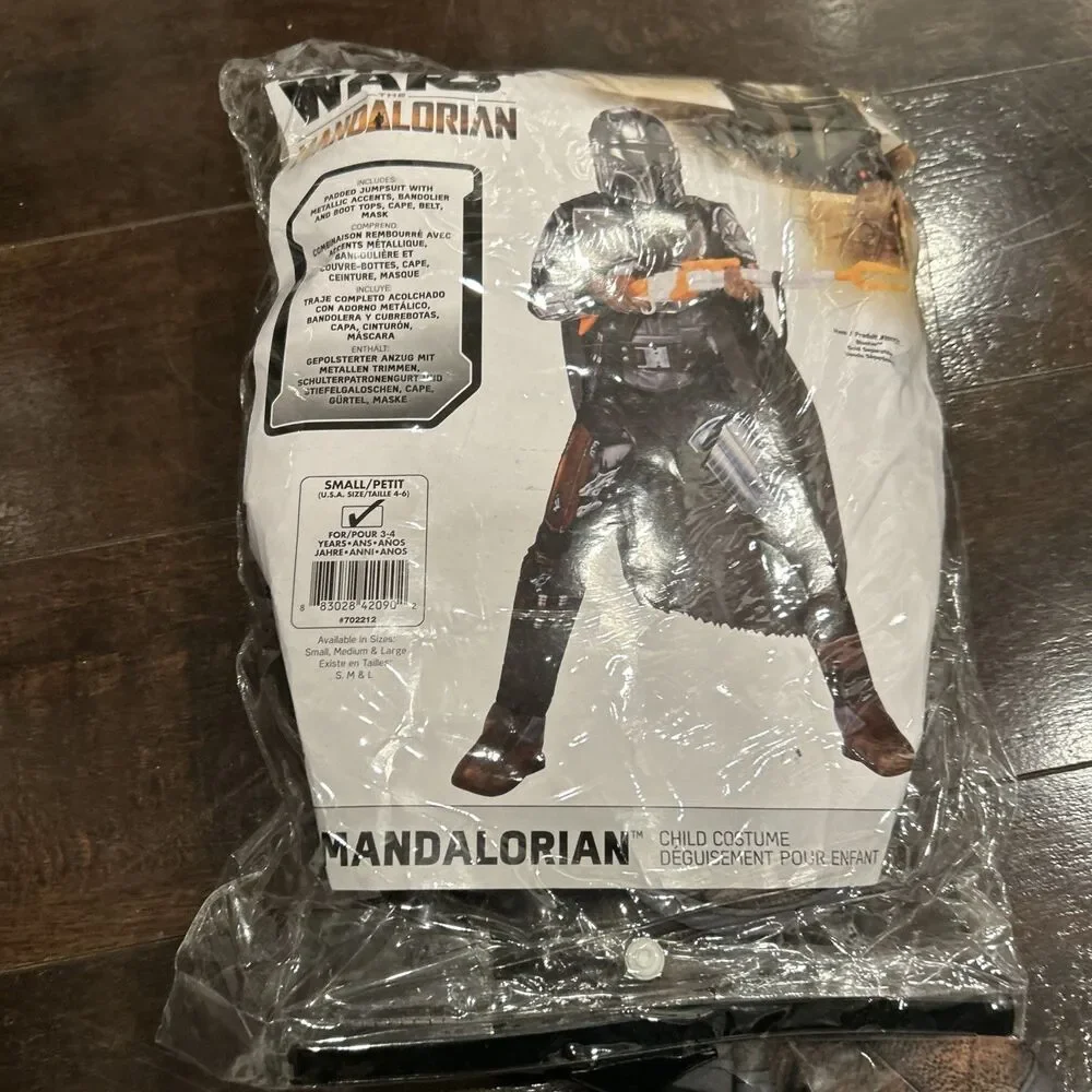 Rubie’s Star Wars The Mandalorian Beskar Armor Child Sz Small Halloween Costume - Picture 4 of 9